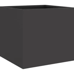 vidaXL Plantenbak 32x30x29 cm staal zwart