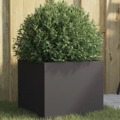 vidaXL Plantenbak 32x30x29 cm staal zwart