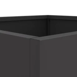vidaXL Plantenbak 32x30x29 cm staal zwart