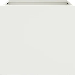 vidaXL Plantenbak 32x30x29 cm staal wit