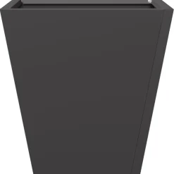 vidaXL Plantenbak 30x30x30 cm staal zwart