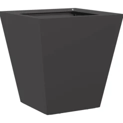 vidaXL Plantenbak 30x30x30 cm staal zwart