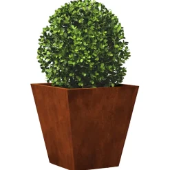 vidaXL Plantenbak 30x30x30 cm weervast staal