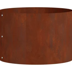 vidaXL Plantenring Roestig 30 x 30 x 20 cm weervast staal