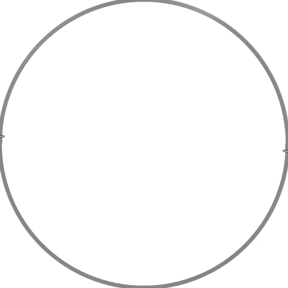 vidaXL Plantenring 5 st Zilver 40 x 40 x 20 cm Roestvrij staal