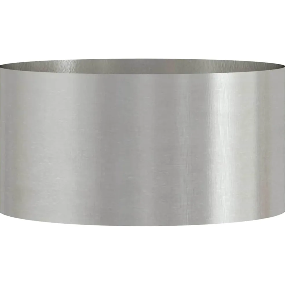 vidaXL Plantenring 5 st Zilver 40 x 40 x 20 cm Roestvrij staal