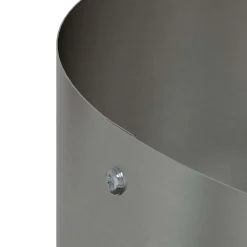 vidaXL Plantenring 5 st Zilver 40 x 40 x 20 cm Roestvrij staal
