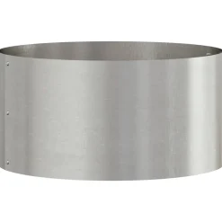 vidaXL Plantenring 5 st Zilver 40 x 40 x 20 cm Roestvrij staal