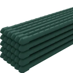 vidaXL Plantenstaken 30 st 60 cm staal groen