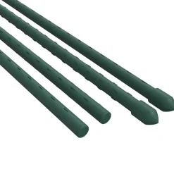 vidaXL Plantenstaken 30 st 60 cm staal groen