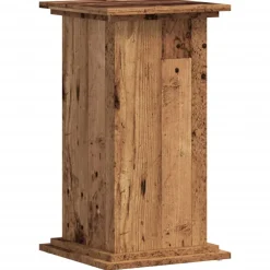 vidaXL Plantenstandaard Oud hout 33 x 33 x 60 cm Bewerkt hout