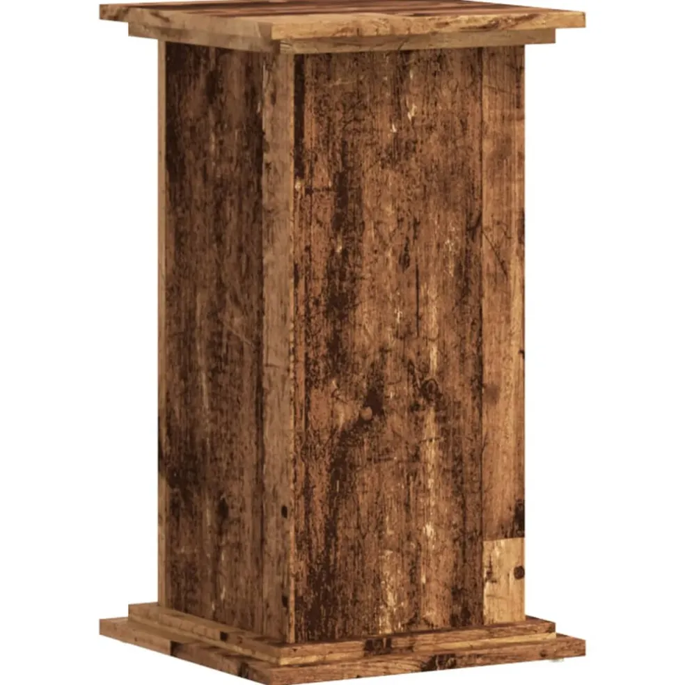 vidaXL Plantenstandaard Oud hout 33 x 33 x 60 cm Bewerkt hout