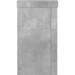 vidaXL Plantenstandaard 2 st Betongrijs 10 x 10 x 18 cm Bewerkt hout