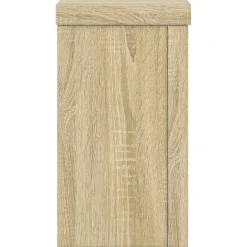 vidaXL Plantenstandaard 2 st Sonoma Eiken 10 x 10 x 18 cm Bewerkt hout