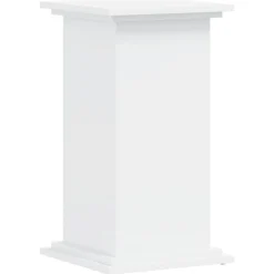 vidaXL Plantenstandaard Wit 33 x 33 x 60 cm Bewerkt hout
