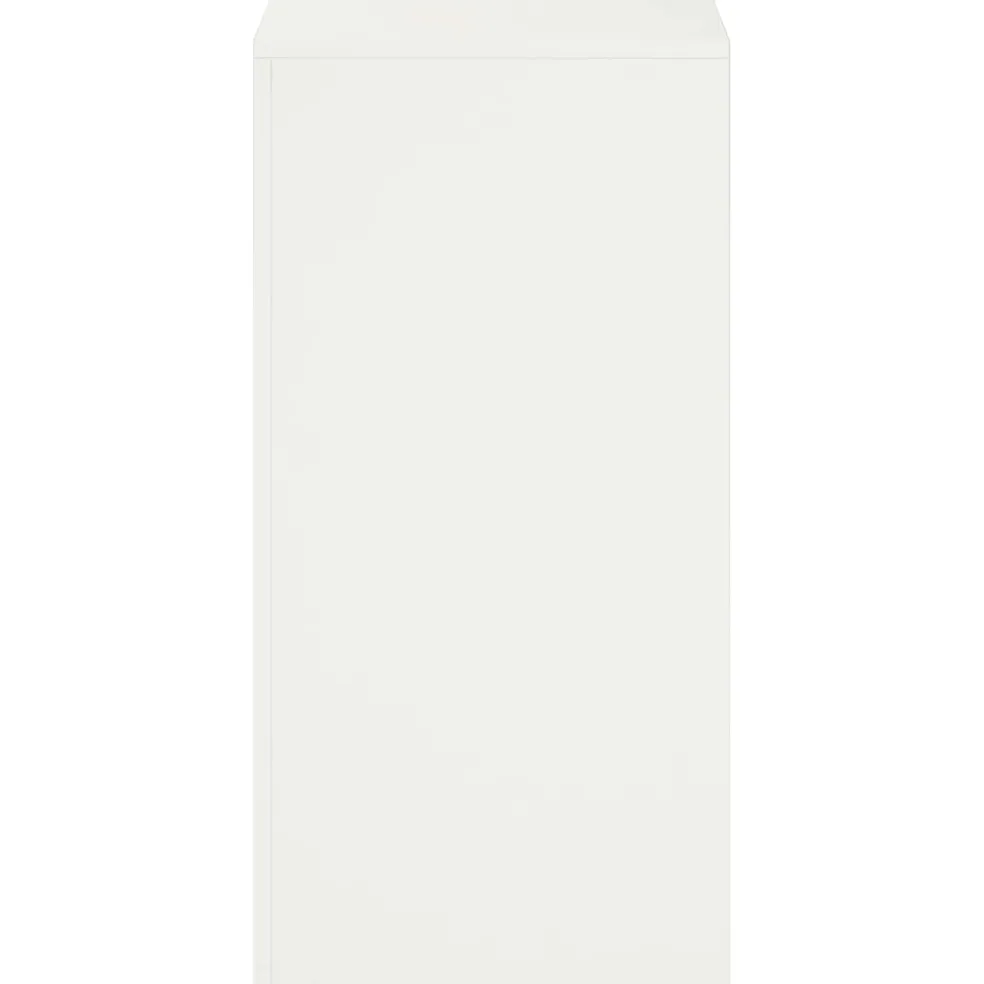vidaXL Plantenstandaard Wit 40 x 40 x 80 cm Staal