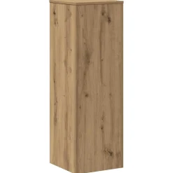 vidaXL Plantenstandaard 33x33x100 cm bewerkt hout artisanaal eiken