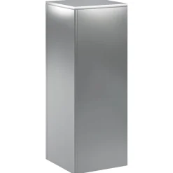 vidaXL Plantenstandaard zilver 30 x 30 x 80 cm Staal