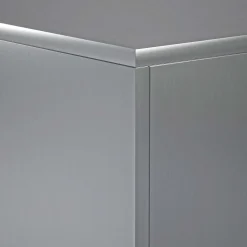 vidaXL Plantenstandaard zilver 30 x 30 x 80 cm Staal