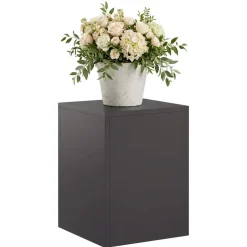 vidaXL Plantenstandaard Zwart 30 x 30 x 40 cm Staal