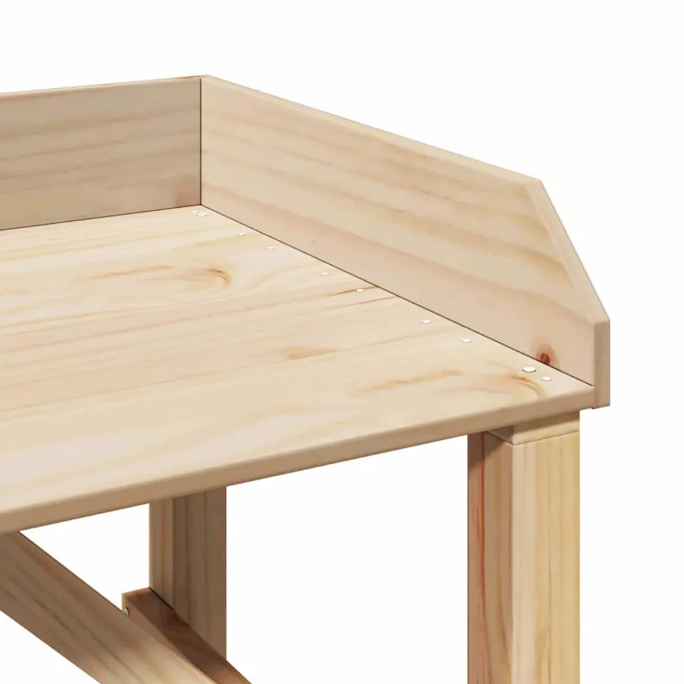 vidaXL Planttafel Naturel 75 x 40 x 90 cm Stevig vurenhout