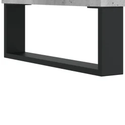 vidaXL Platenkast 85x38x48 cm bewerkt hout betongrijs