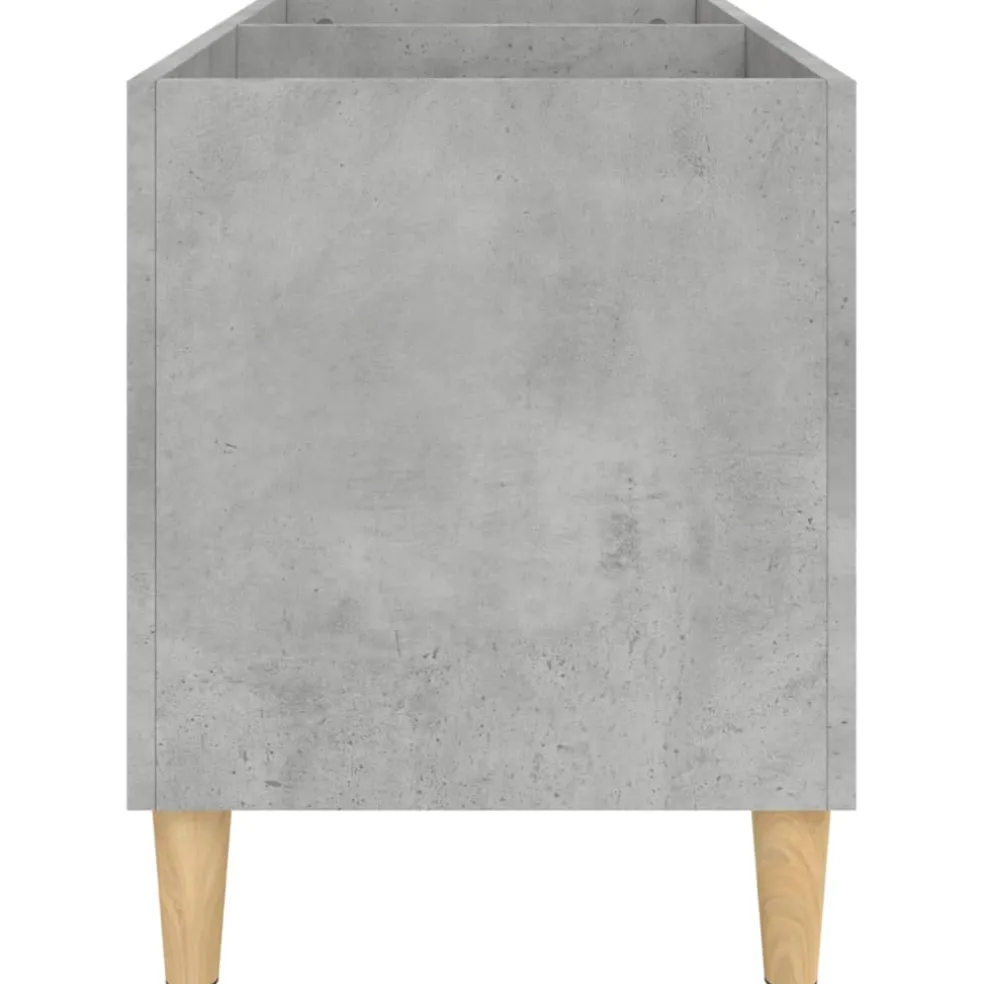 vidaXL Platenkast 74,5x38x48 cm bewerkt hout betongrijs