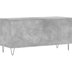 vidaXL Platenkast 100x38x48 cm bewerkt hout betongrijs