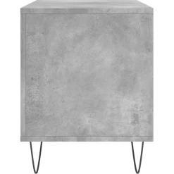 vidaXL Platenkast 100x38x48 cm bewerkt hout betongrijs
