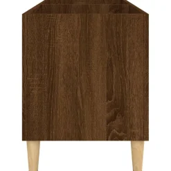 vidaXL Platenkast 74,5x38x48 cm bewerkt hout bruin eikenkleur