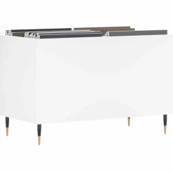 vidaXL Platenkast 74,5x38x48 cm bewerkt hout wit