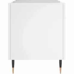vidaXL Platenkast 74,5x38x48 cm bewerkt hout wit