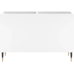 vidaXL Platenkast 74,5x38x48 cm bewerkt hout wit