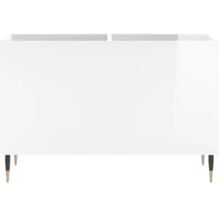 vidaXL Platenkast 121x38x48 cm bewerkt hout grijs sonoma eikenkleurig