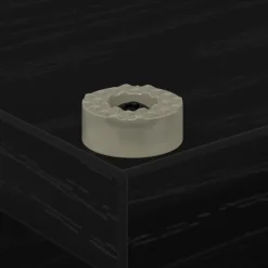 vidaXL Platenkast Zwart eiken 44,5 x 36,5 x 74,5 cm Bewerkt hout