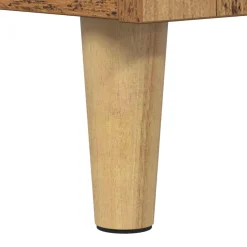 vidaXL Platenspeler Steun Oud hout 71 x 39,5 x 83 cm Bewerkt hout