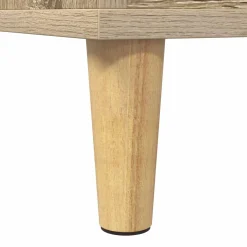 vidaXL Platenspeler Steun Sonoma Eiken 71 x 39,5 x 83 cm Bewerkt hout