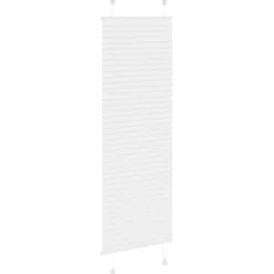 vidaXL Plissé rolgordijn 40x100 cm stofbreedte 39,4 cm polyester wit