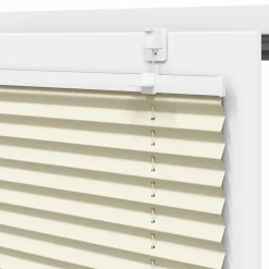 vidaXL Plissé rolgordijn 40x100 cm stofbreedte 39,4 cm polyester crème