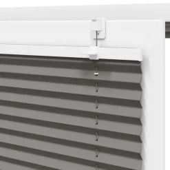 vidaXL Plissé rolgordijn 40x100 cm stofbreedte 39,4 cm antraciet