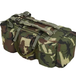 vidaXL Plunjezak 3-in-1 legerstijl 45 L zwart