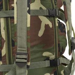 vidaXL Plunjezak 3-in-1 legerstijl 45 L zwart