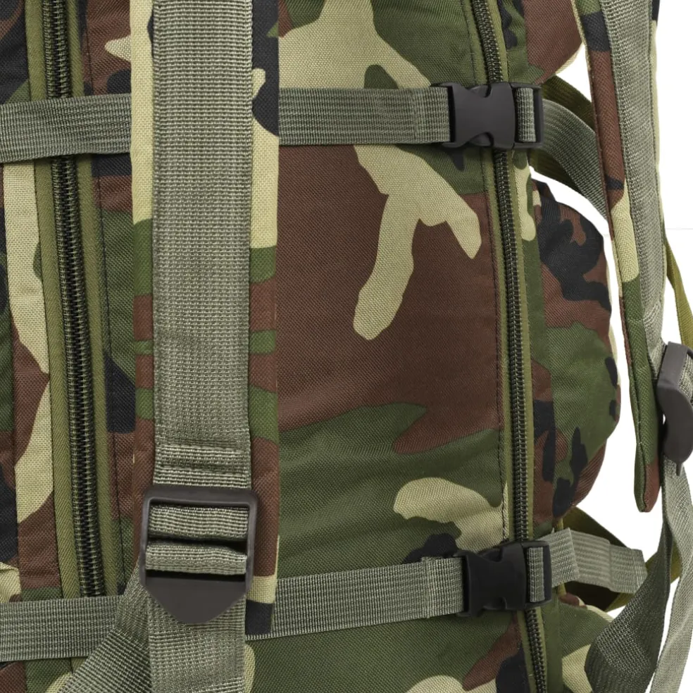 vidaXL Plunjezak 3-in-1 legerstijl 45 L zwart