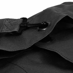 vidaXL Plunjezak legerstijl 85 L zwart
