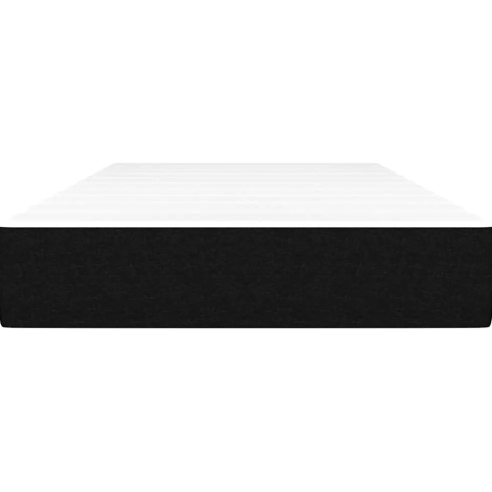 vidaXL Pocketveringmatras medium 80x200x20 cm stof zwart