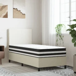 vidaXL Pocketveringmatras middelhard 80x200 cm