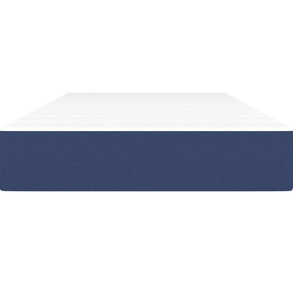 vidaXL Pocketveringmatras medium 80x200x20 cm stof blauw