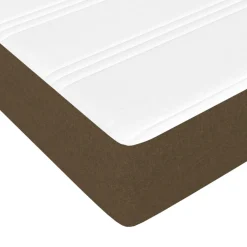 vidaXL Pocketveringmatras medium 80x200x20 cm stof donkerbruin