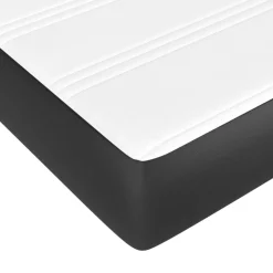vidaXL Pocketveringmatras medium 80x200x20 cm kunstleer wit
