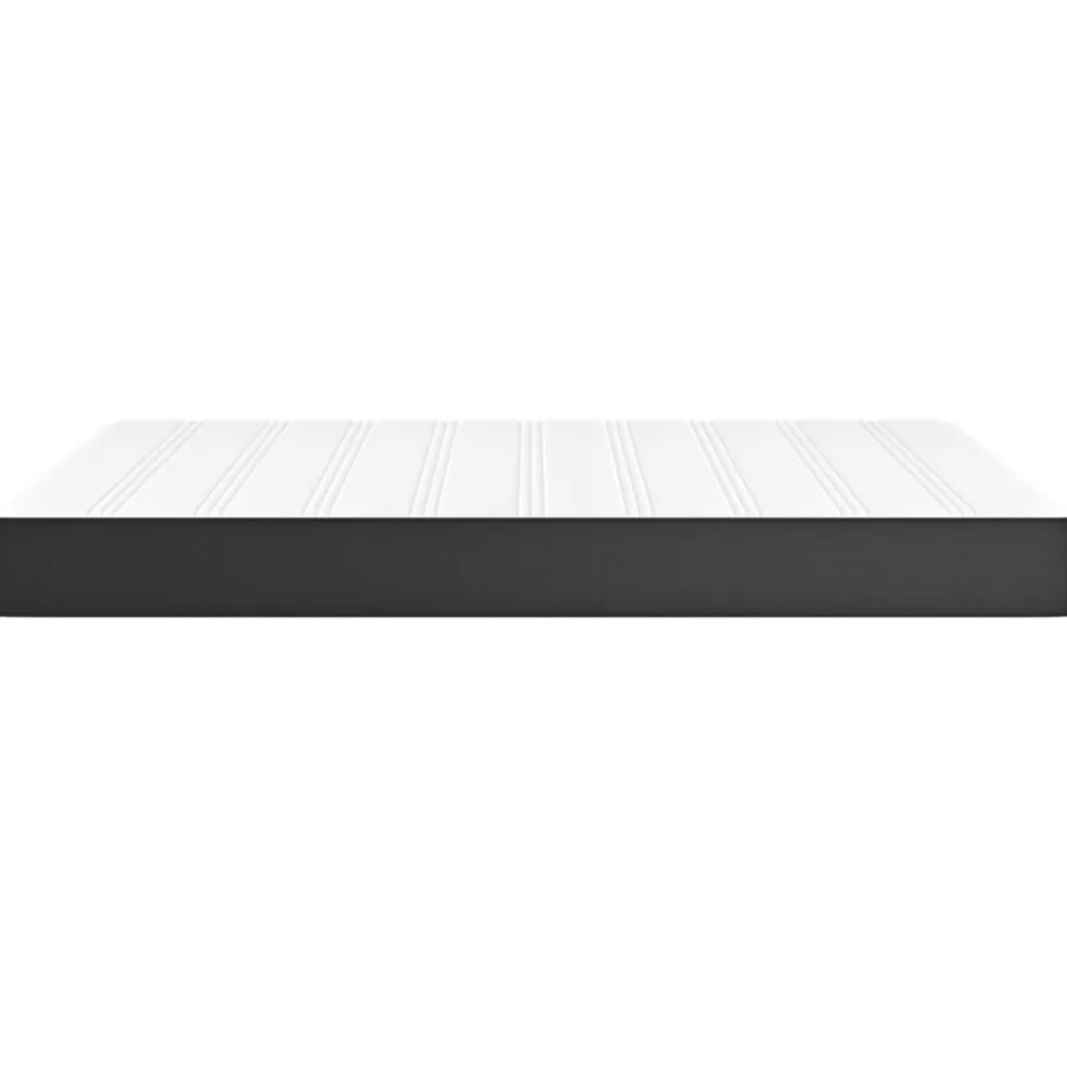 vidaXL Pocketveringmatras medium 80x200x20 cm kunstleer wit